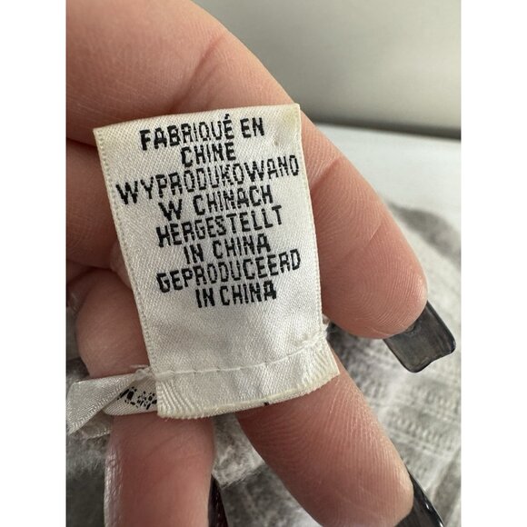 Max Studio Womens Small Gray Cashmere Cowl Neck Sweater Cozy Minimalist Classic - Picture 11 of 13